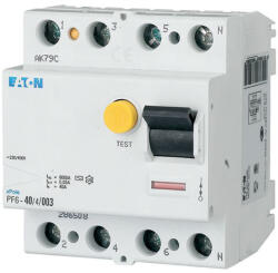 Eaton Diferențial RCCB 4P 25A 30mA 6kA - EATON | PF6 (PF6)