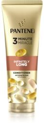 Pantene 3 Minute Miracle Infinitely Long balsam de regenerare pentru părul uscat și deteriorat 220 ml