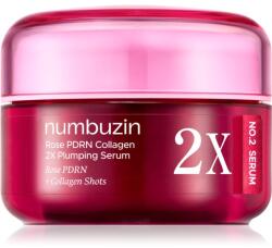 numbuzin No. 2 Rose PDRN Collagen 2X Plumping Serum serum intensiv pentru fermitate cu efect de hidratare 30 ml