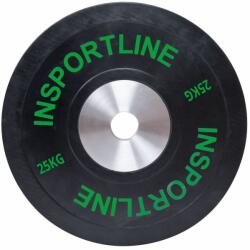 inSPORTline Gumis súlytárcsa insportline bumper plate 25 kg 50 mm (ISL-10381/szines)