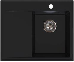 FERRO Stampo chiuvetă din granit 60x50 cm negru DRGS-R/50/60BM (DRGSR5060BM) Chiuveta