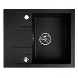 FERRO Mezzo II chiuvetă din granit 58x58 cm negru DRGM48-58BM (DRGM4858BM) Chiuveta