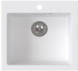 FERRO Stampo gránit mosogató 49x45 cm fehér DRGS1/45/49WH (DRGS14549WH)