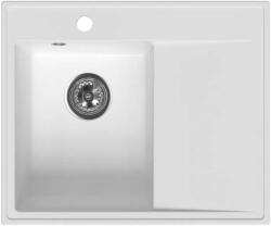 FERRO Stampo gránit mosogató 60x50 cm fehér DRGS-L/50/60WH (DRGSL5060WH)