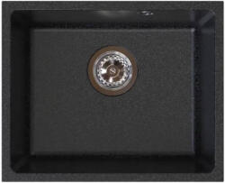 FERRO Stampo gránit mosogató 46x38 cm szürke/grafit/onix DRGS1-U/38/46BA (DRGS1U3846BA)