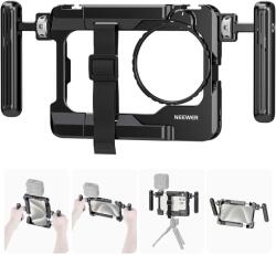Neewer PA017 cușcă de stabilizare manuală pentru smartphone cu adaptor de 67 mm pentru filtre (10103956)
