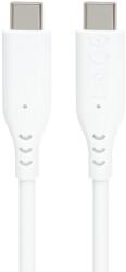 PremiumCord Silicone USB-C 60W 480Mbps White 1, 5 m USB kábel (KU31SA15W)