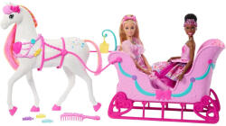 Mattel Barbie és a Diótörő - Lovas szán illatos lóval és kiegészítőkkel (JNH63) - jatekbirodalom