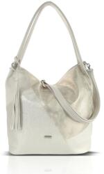 ZELLIA Női Válltáska Td22018 Beige-Arany - Monaco-Platina - (ZLK-td22018-60949363)
