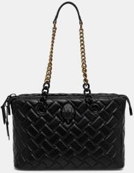Kurt Geiger London bőr táska KENSINGTON - fekete Univerzális méret