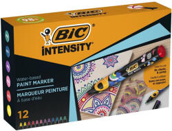 BIC Dekormarker készlet, 1, 5 - 2, 3 mm, BIC, 12 különböző élénk szín (527426)
