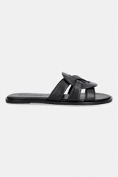 Coach papucs női bőr Lena Leather Slide Sandal - fekete Női 36
