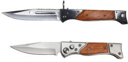 Depox Set cutit de vanatoare automat 16.5 cm si briceag AK-47, 27 cm, teaca inclusa (1719)