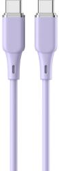 Lemontti Cablu Lemontti Fast Charge 1.2m, 65W mov (LEMCPSTCF60M)