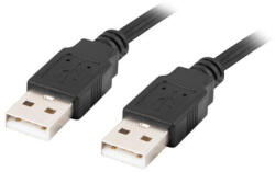 Lanberg Cablu Lanberg USB-A M M 2.0 1 m negru (CA-USBA-20CU-0005-BK)