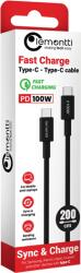 Lemontti Cablu Lemontti Fast Charge 2m 100W ng (LEMCFCTC100N)