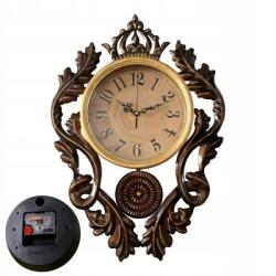 sennifar Nagy Mutatós Arany Falióra 54 cm Szélesség: 34 cm, átmérő: 24 cm (6910992552415)