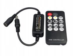 AKB-Poland Vezérlő Dimmer Led Rf Rádió Távirányító Led Szalag 12V 24V 6A 72W Minőség (MINIRF-MAX)