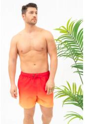 budmil beach short, férfi, piros-narancs (20160552-001251)