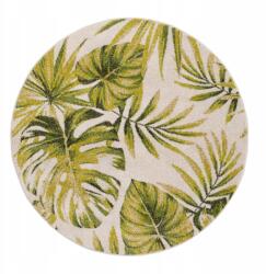 Family fabrics Modern Szőnyeg Family Flora 720 Növényi Motívum Levelek Kör Fi 120 (Flora720Koło120)