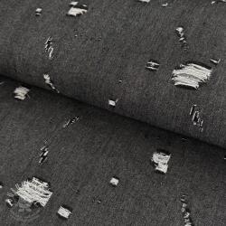  JEANS DENIM 6 OZ Big Holes black