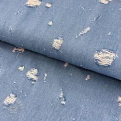  JEANS DENIM 6 OZ Big Holes light blue