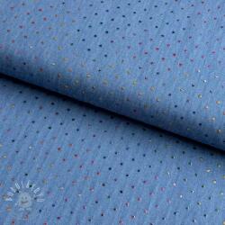  JEANS DENIM 3, 8 OZ Drops Metallic blue
