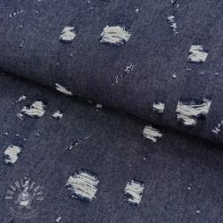  JEANS DENIM 6 OZ Big Holes dark blue