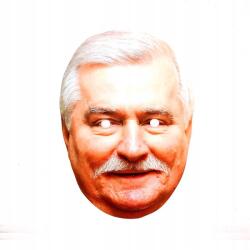 Power Gift Papír Maszk: Lech Wałęsa Elnök, Szolidaritás (5901986772712)