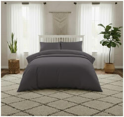 Melinen Cearșaf Super dublu cu Elastic 160x200+35cm. Lavish 20005610 Gri închis (20005610)