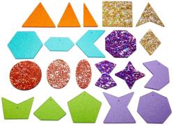 Tickit Forme colorate cu sclipici Tickit, 21 buc (5060155731056)