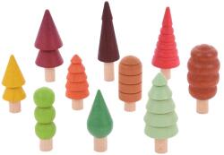 Tickit Set 10 copaci colorați din lemn Woodland Trees Tickit (5060155731810) Bucatarie copii