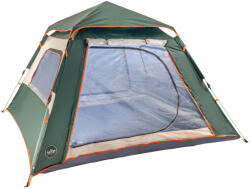 Campo Rover 4 Cort de Camping Automat de Vară Verde cu Dublu Material pentru 4 Persoane 240x240x160cm 6000061 (6000061) Cort