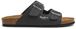 Pepe Jeans Double Kansas Sandale pentru bărbați în Negru Culoare PMS90108-999 (PMS90108-999)