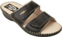 Sunshine 2021 Sandale Casual Damă Anatomici De Piele Negre 2021 (2021)
