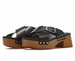 Clarks Sivanne Walk Din piele Sandale Negre 26177460 (26177460)