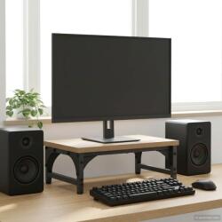 vidaXL Suport pentru monitor Stejar Artizanal 37 x 23 x 14 cm PB GartenMobel Dekor (8010885)