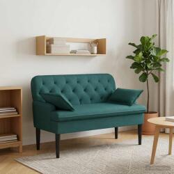 vidaXL Canapea cu capitonaj butonat Verde închis 111 x 68 x 80 cm GartenMobel Dekor (42041801)