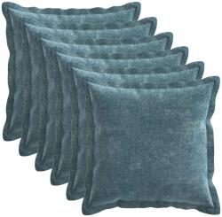 vidaXL Husa pentru perna 6 pcs HOUTEN albastru 40 x 40 cm GartenMobel Dekor (916856) Lenjerie de pat