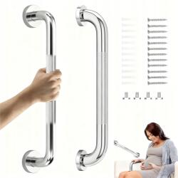  Fürdőszobai falra szerelhető kapaszkodó, rozsdamentes acél, 40 cm, csúszásgátló (XYF-4059055914561)