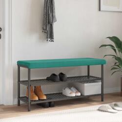 vidaXL Perna pentru banca Catifea Turcoaz Adancime 35 cm GartenMobel Dekor (42043339)