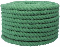 vidaXL Sfoara Verde 1, 6 x 1, 6 x 2500 cm Bumbac GartenMobel Dekor (42011968)
