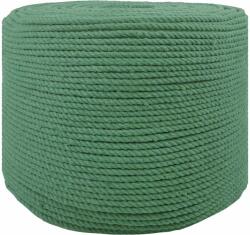 vidaXL Sfoara Verde 0, 6 x 0, 6 x 2500 cm Bumbac GartenMobel Dekor (42011946)