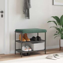 vidaXL Perna pentru banca Catifea Verde Marii Adancime 35 cm GartenMobel Dekor (42043186)