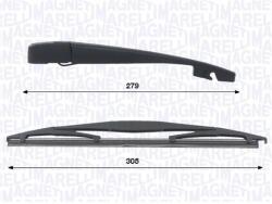 Magneti Marelli Set stergatoare, curatare parbriz MAGNETI MARELLI 000723180474 (000723180474) - fixbox