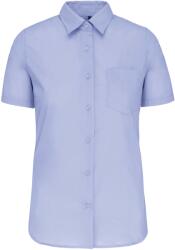 Kariban judith k548 / Дамска риза с къс ръкав - светло небе xxxl (20k54821213)