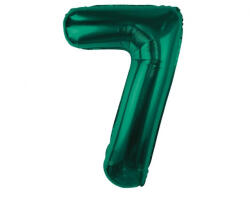 Zöld B&C Bottle Green 7-es szám fólia lufi 85 cm (MLG190274) - eking
