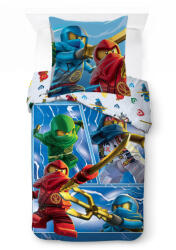 LEGO® Ninjago Warriors ágyneműhuzat 140×200cm, 70×90 cm (BRM025004) - eking