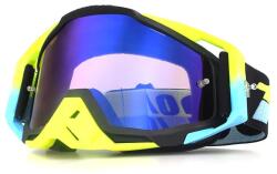 FIXATO Ochelari Moto ATV / Enduro / Cross, FIXATO, Lentila Albastra, Rama Galben cu Negru (1-len-albastra-galben-negru)