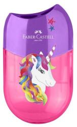 Faber-Castell Ascutitoare plastic dubla cu radiera si rezervor model Unicorn si Dinozaur Faber Castell 183551 (FC183551)